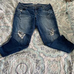 Torrid size 16 crop jeans